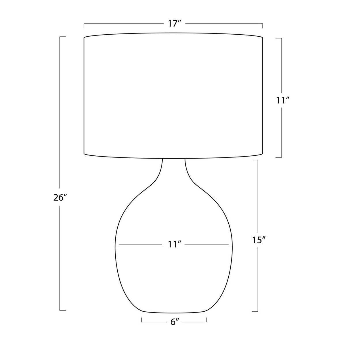 Maren One Light Table Lamp