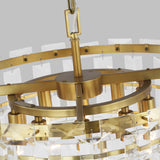 Ten Light Chandelier — 24.13"