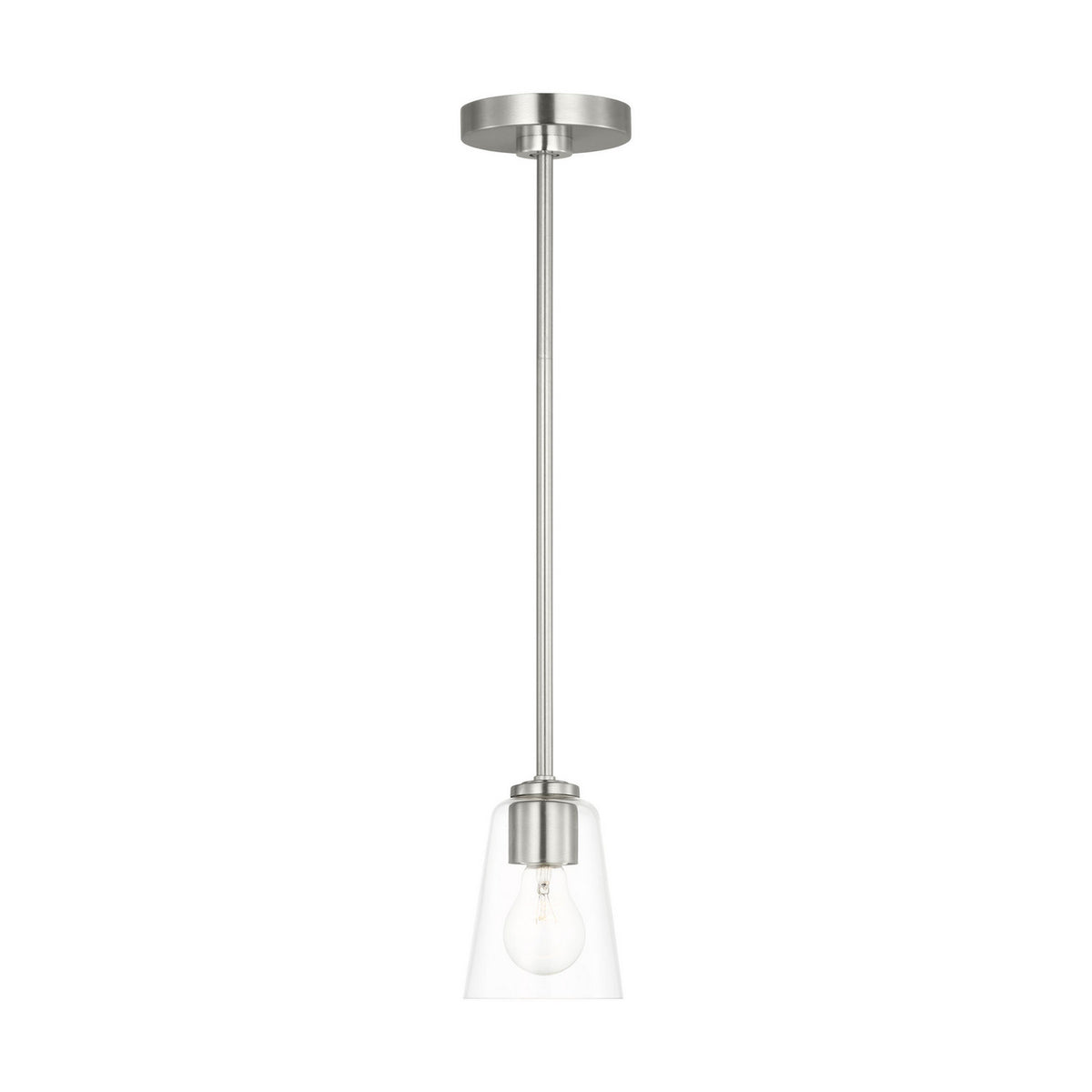 Miles One Light Pendant — Clear