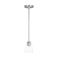 Miles One Light Pendant — Clear