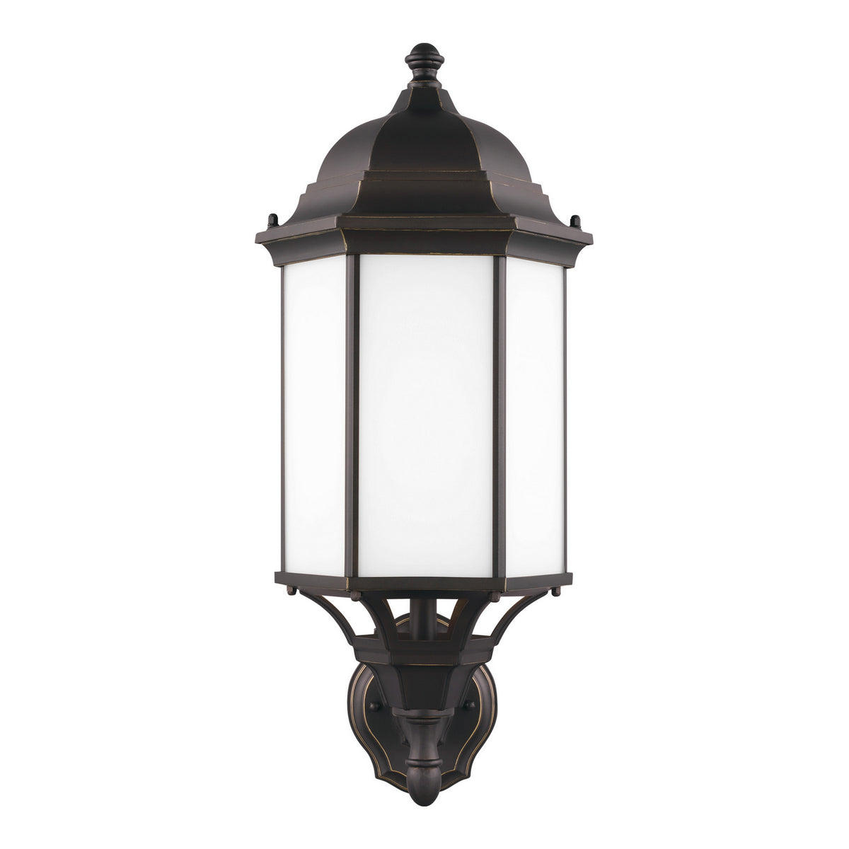Sevier 22" Up Lantern — Satin Etched