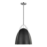 Norman Large Pendant — Midnight Black, 75 W