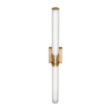 LED Bath Wall Sconce — W: 4.75" × H: 37.75" × D: 4.50"