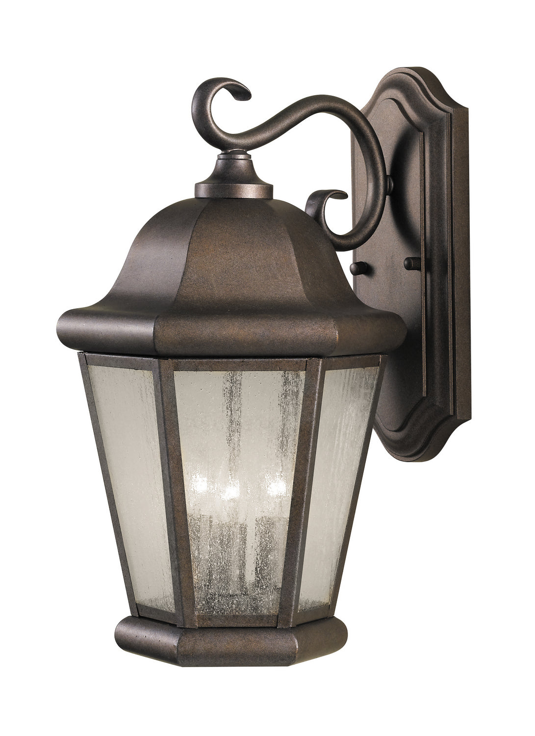 Three Light Outdoor Wall Lantern — 11.5"