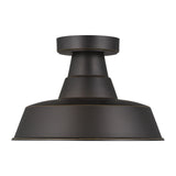 One Light Outdoor Flush Mount — 7.75", 9 W