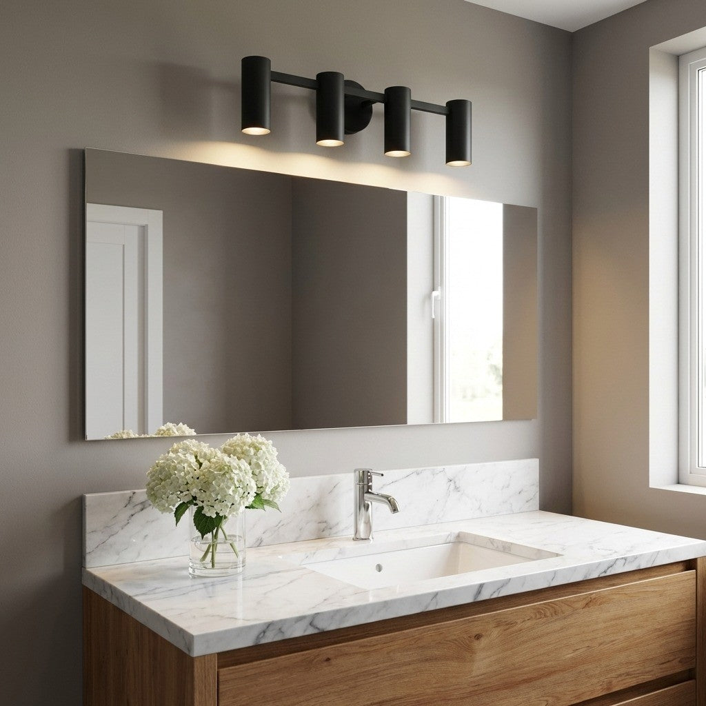Zentro Four Light Vanity