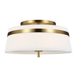 Three Light Semi-Flush Mount — 9.50"
