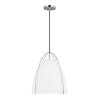 Norman Large Pendant — Matte White, 9 W