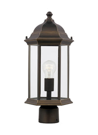 Sevier 18" Post Lantern — Clear