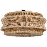 Antigua Large Drum Semi-Flush Mount