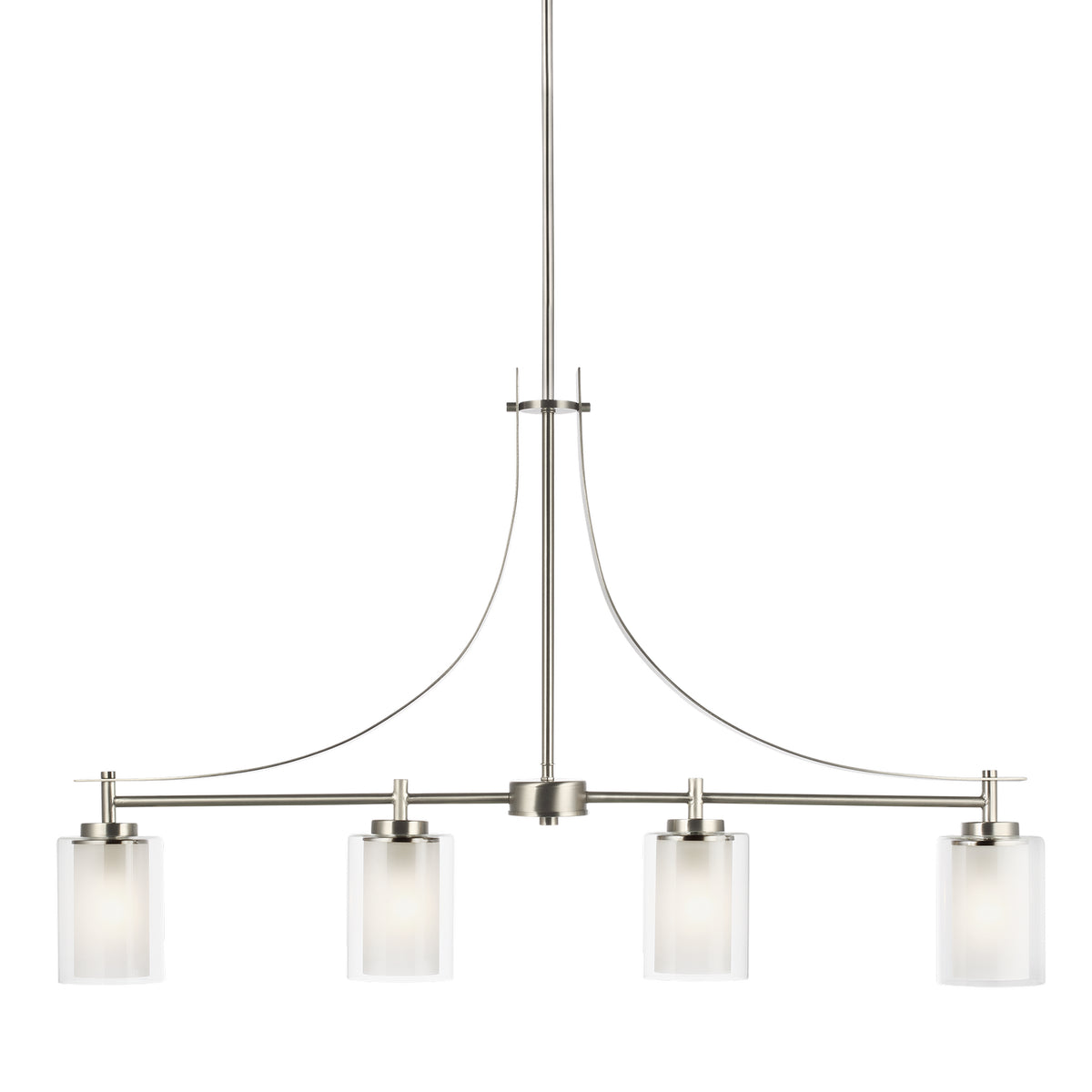 Elmwood Park Four Light Linear Chandelier