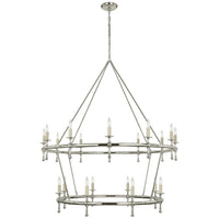 Classic 54" Two-Tier Ring Chandelier