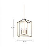 Perryton Four Light Hall/Foyer Pendant — 23.25"