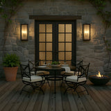 Audley 24" Lantern — Distressed Seeded