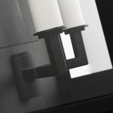 Two Light Outdoor Wall Sconce — 19.13"