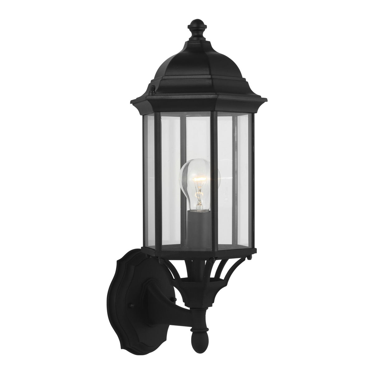 Sevier 19.5" Uplight Lantern — Clear