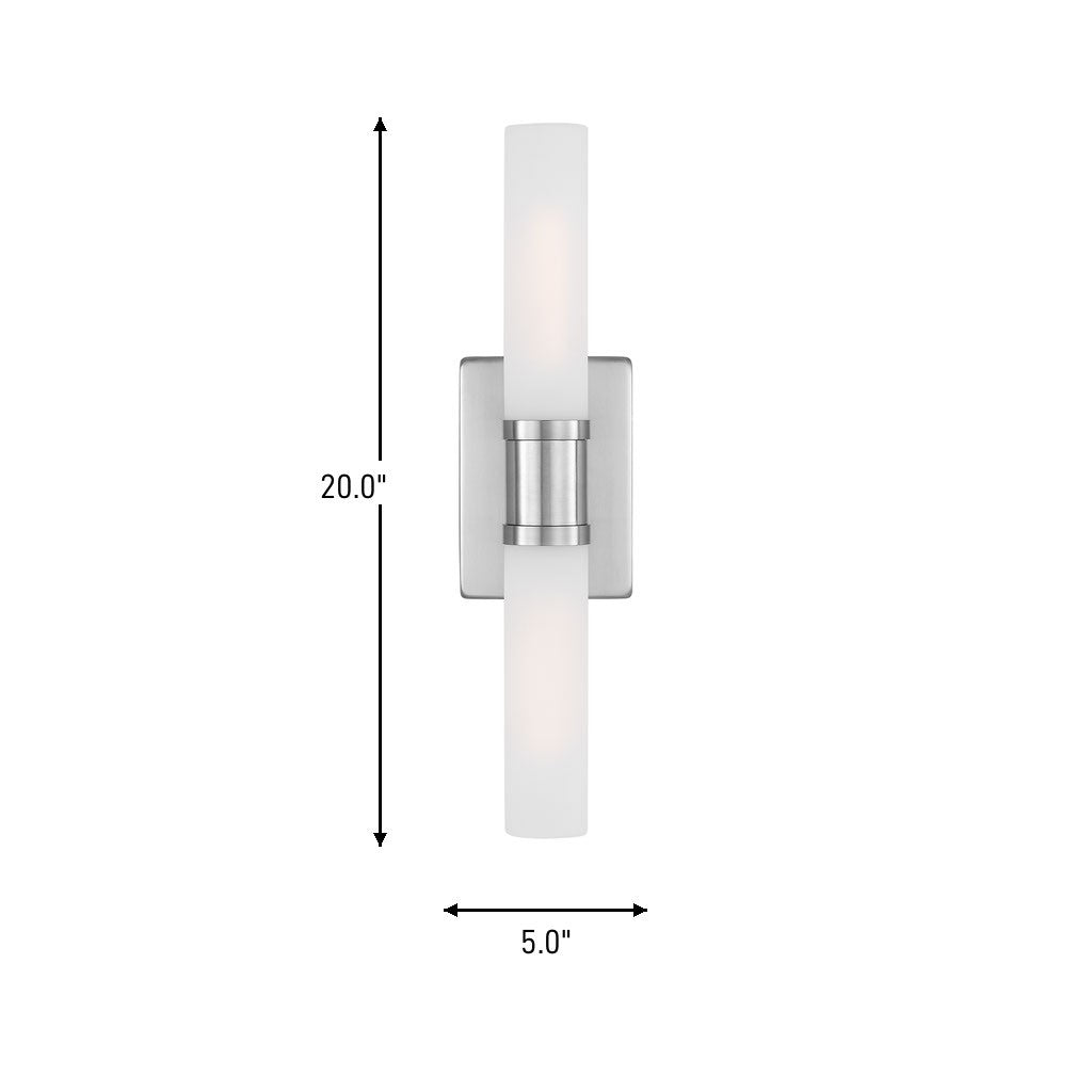Two Light Bath Vanity — 20.00"