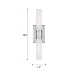 Two Light Bath Vanity — 20.00"