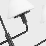 Mendota Four Light Linear Chandelier