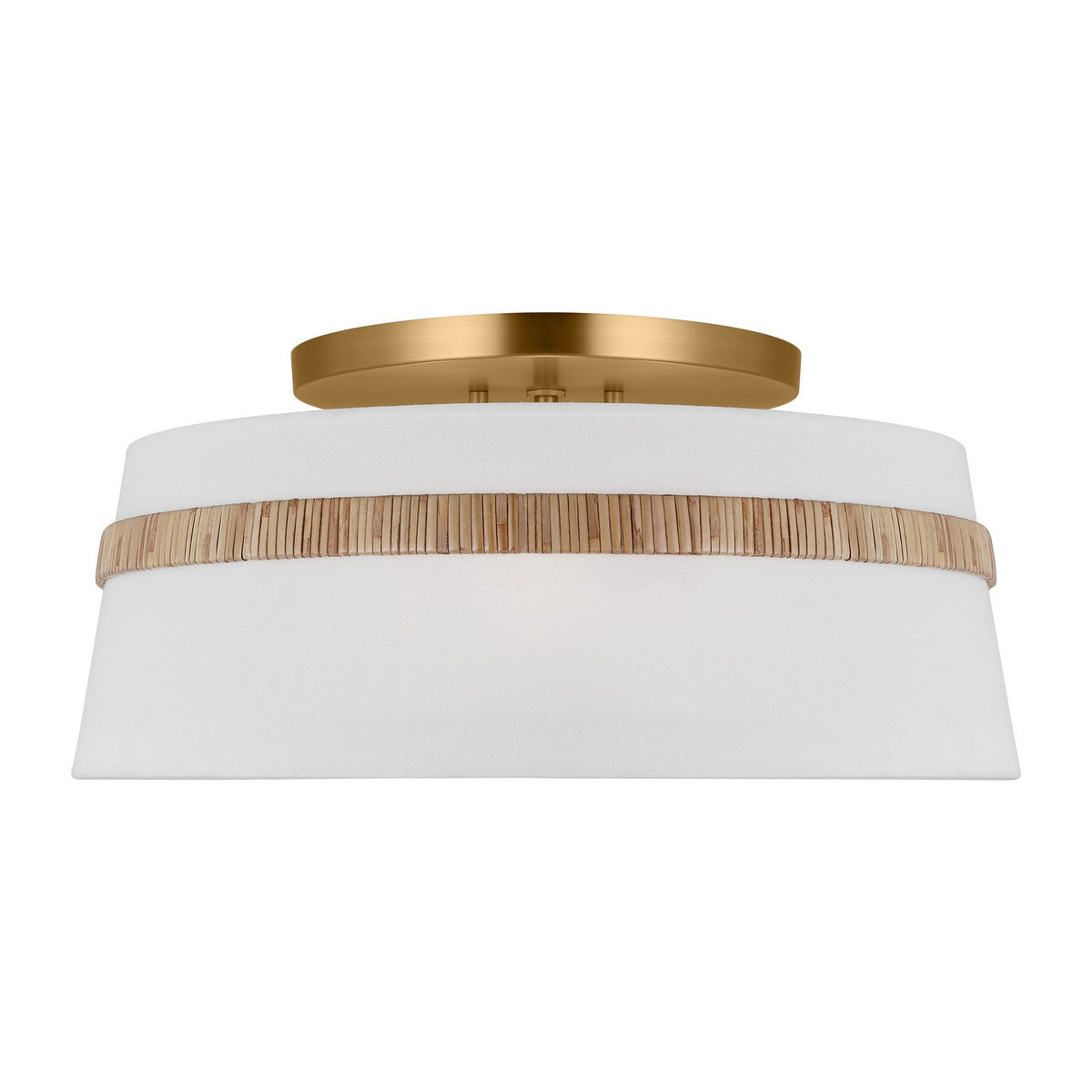 Three Light Semi-Flush Mount — 9.50"