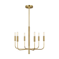 Six Light Chandelier — 21.38"