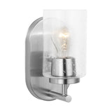 Oslo One Light Bath — Clear Seeded