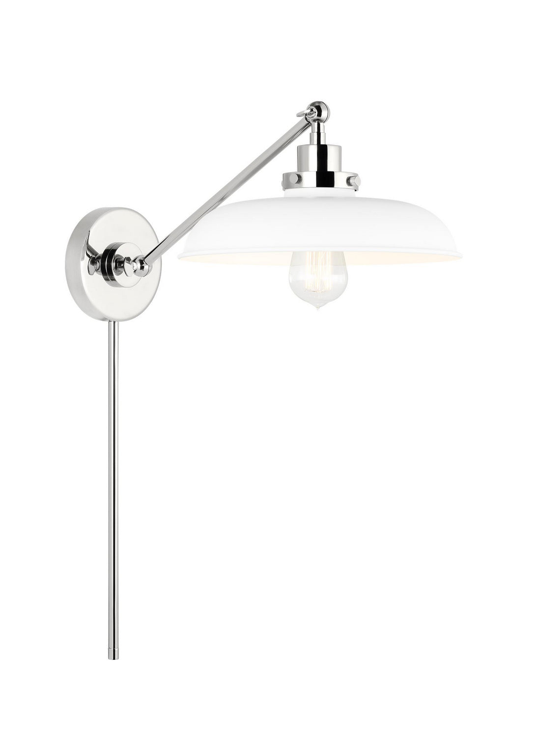 Wellfleet One-Arm Wide Sconce