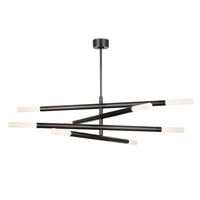 Wick Eight Light Chandelier