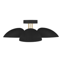 Three Light Flush Mount — 6.00"