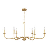 Abells Six Light Chandelier