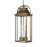 Three Light Outdoor Pendant — 18.75"