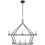 Darlana Large Two-Tiered Ring Chandelier