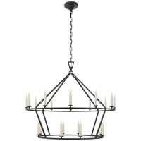 Darlana Large Two-Tiered Ring Chandelier