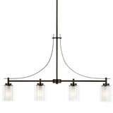Elmwood Park Four Light Linear Chandelier