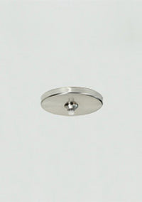 FreeJack 4" Round Flush Canopy LED — Chrome