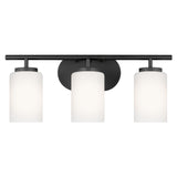 Oslo 3-Light Bath Sconce — Cased Opal Etched