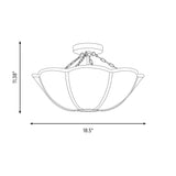 Stassi Medium Semi-Flush Mount