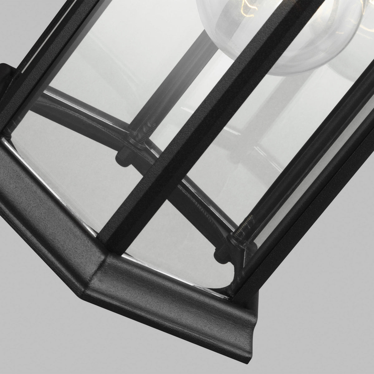 Sevier 12.5" Down Lantern — Clear
