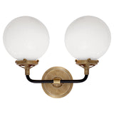 Bistro Double Light Curved Sconce