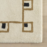 Nate Berkus Yves Bordered Wool Cozy Area Rug