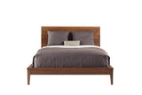 West Bros Serra Platform Bed in 79 Toast, on white