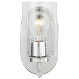 Oslo One Light Bath — Clear Seeded
