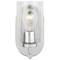 Oslo One Light Bath — Clear Seeded