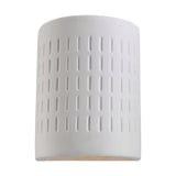 One Light Outdoor Wall Lantern — 10.00", Unfinished Ceramic