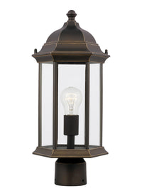 Sevier 18" Post Lantern — Satin Etched