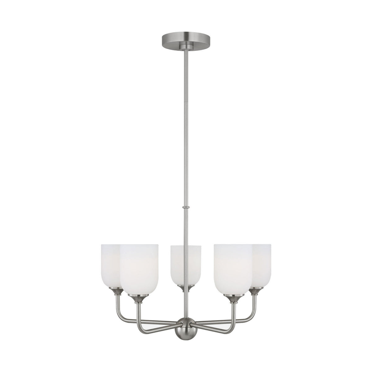 Emile Five Light Chandelier — 9 W