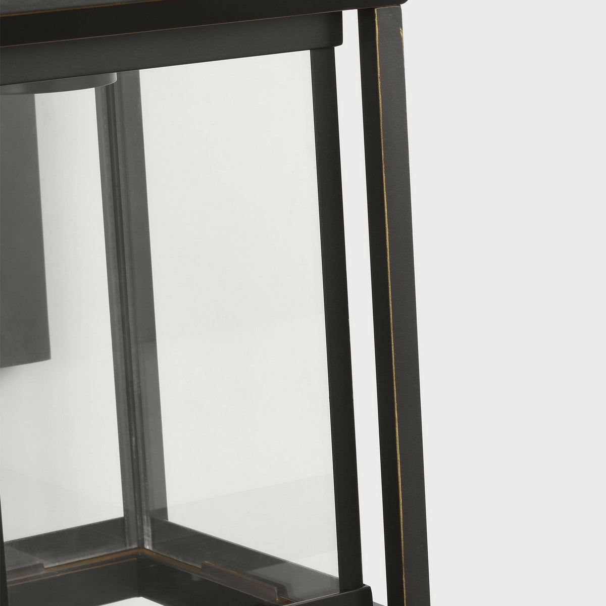 Audley 10" LED Lantern — Clear