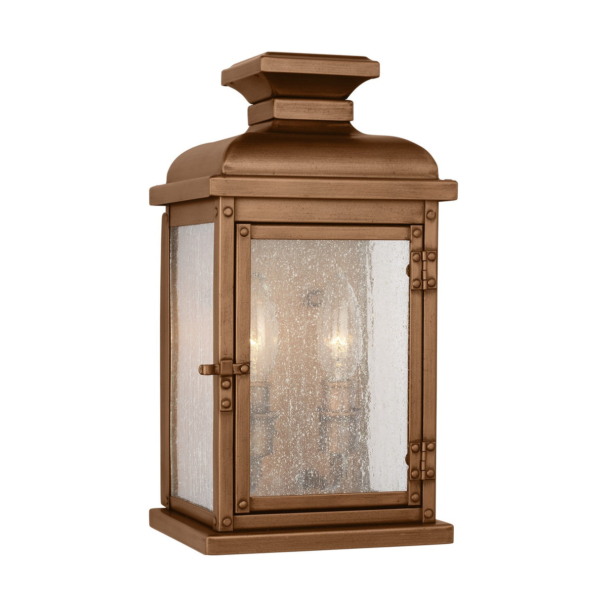 Two Light Wall Lantern — 12.50", Pediment