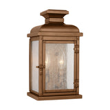 Two Light Wall Lantern — 12.50", Pediment