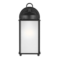 New Castle Medium Wall Lantern — Satin Etched